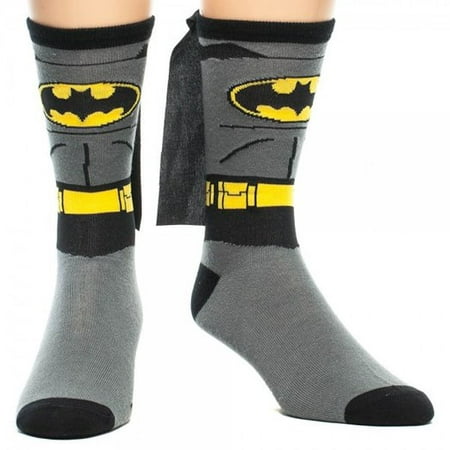 Crew Sock - DC Comics - Batman - Suit Up w/ Cape New Size 9-11 cr0ja4btm
