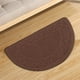 thumbnail image 1 of Tapete semicircular para entrada exterior, antideslizante, para baño, puerta, color liso, fácil de limpiar, decoración para el hogar, impermeable, duradero, ideal para zonas de alto, 1 of 8