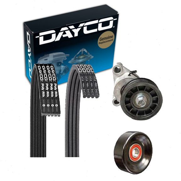 Dayco Main Drive Serpentine Belt Drive Component Kit compatible with Chevrolet Silverado 2500 HD 6.0L V8 2009-2014