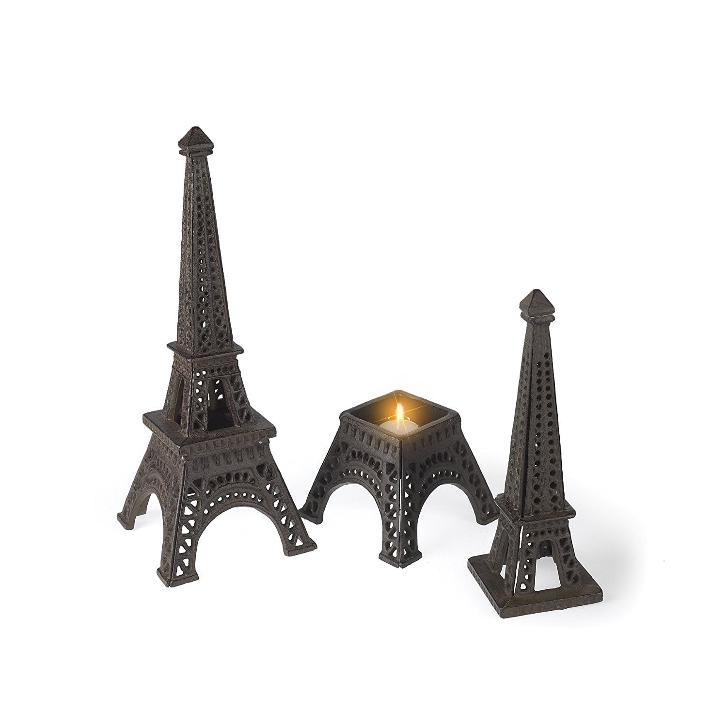 Cast Iron Antique Style EIFFEL TOWER Statue PARIS FRANCE Garden Home Decor