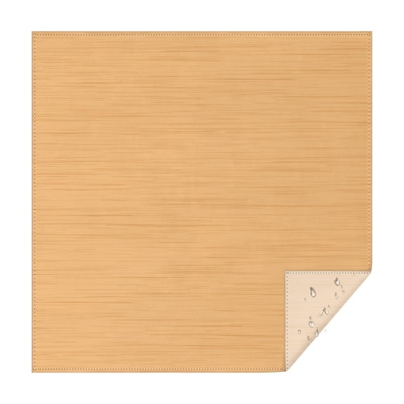 Square Tablecloth, Waterproof Polyester Table Cover, Wrinkle Resistant & Washable Fabric for Dining, Kitchen, Picnic, 42x42in(107x107cm), Wood Print
