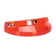 thumbnail image 4 of Visera de casco Sunnimix Pantalla universal de 3 broches retro Rojo transparente, 4 of 7