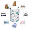 thumbnail image 4 of Fuzoiu cute winter Gnome Print Circular Hamper,Laundry Basket with Handle,Collapsible Laundry,Dirty Clothes Storage Basket,for Bedroom Bathroom Dorm Living Room-Small, 4 of 6