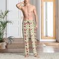 thumbnail image 6 of Lsque Dragon Fruit 1 Print Men's Pajama Pants, Lounge Pant - Comfortable Home Wear,Elastic Waistband, Stylish Design-Large, 6 of 9