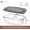 Set of 01, variant on LARGE 7.6 Cups/1800 ML/1.9 Qt Glass Loaf Pan with Lids (Set of 2) - Meatloaf Pan BPA free Airtight Lids Grip Handle Easy Carry, Microwave and Oven Safe - Loaf Pans For Baking Bread, Cakes