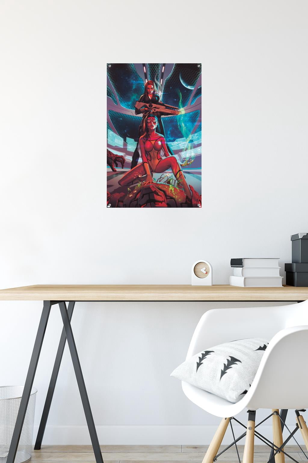Marvel Comics - Spider Woman - Avengers Assemble #19 Wall Poster with Pushpins, 14.725" x 22.375"