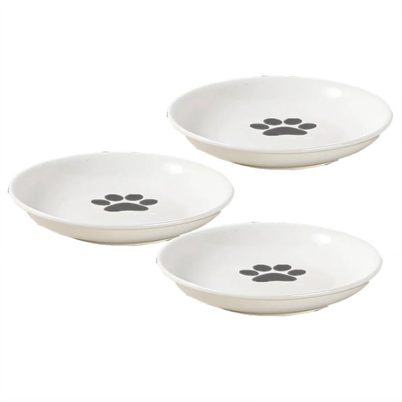 ACDANC 2026 New 3Pcs Cat Food Bowl Anti-Spill Design Cat Food Bowls Separate Inner Bowl Dog Bowls for Kittens Adult Cats Small Dogs Style8
