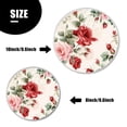 thumbnail image 3 of Round Stove Burner Covers 4 Pcs for Home Decor Cooktop Decorative ,Rose Flowers Watercolor Painting lovely, Metal Round Stove Burner Covers 8Inch And 10Inch, 3 of 6