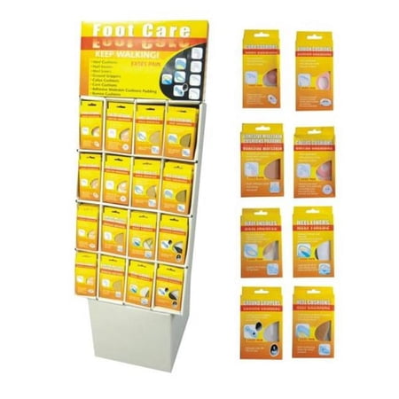 Bulk Buys Foot Care Display Assorted - Case of 144