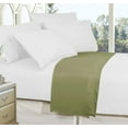 thumbnail image 2 of Elegant Comfort 1500 Premium Hotel Quality 1-Piece Flat Sheet, Softest Quality Microfiber - Twin Sage Green, 2 of 4