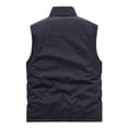 thumbnail image 3 of zfhfof Men's Casual Outerwear Vest Lightweight Zip Up Sleeveless Jacket Outdoor Work Hiking Travel Padded Vest with Pockets, 3 of 8