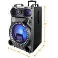 thumbnail image 6 of beFree Sound Rechargeable 12 Inch Bluetooth Portable Party Speaker with PA System, FM Radio and USB/TF Inputs, 6 of 6