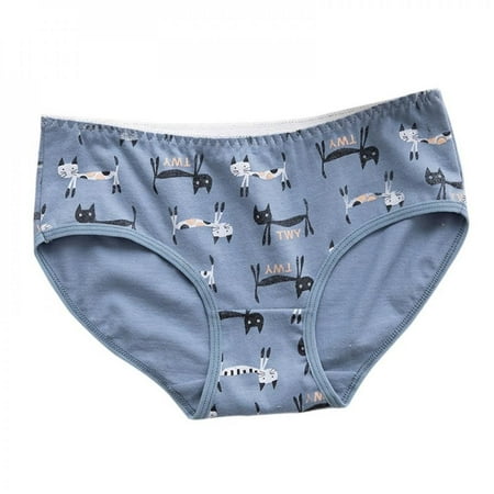 

Elaydool Gril Briefs Cartoon Print Underwear Lingerie Ladies Underpants Cotton Women s Panties Female Panty