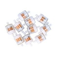 thumbnail image 2 of Pieza de filtro de combustible, 10 piezas Filtro de combustible de plástico Filtro de combustible para cortadora de césped Reemplazo de filtro de combustible Innovación moderna, 2 of 12