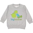thumbnail image 2 of Inktastic Happy Dinosaur New Big Brother Toddler Sweatshirt, 2 of 4