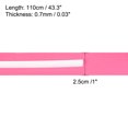 thumbnail image 3 of Unique Bargains 43.3' Non-Slip Tennis Racket Overgrip Tape Wraps with Ridges Pink 6 Pack, 3 of 6