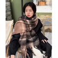 thumbnail image 1 of Bufanda de invierno para mujer de estilo cachemir, ropa exterior de otoño e invierno, chal de estilo cachemir para mujer, 1 of 6