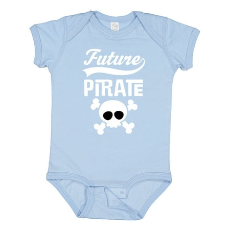 

Inktastic Future Pirate Kids Skull Gift Baby Boy Bodysuit