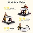thumbnail image 5 of HARPPA Baby Walker for Babies 6-18 Months, Foldable Activity Push Walker, Red, 5 of 8