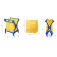 thumbnail image 6 of Laundry Cart with Wheels | 350 LBS Load | Foldable. Blue, 6 of 6