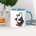 thumbnail image 3 of CafePress - Penguin Heart Mug - 11 oz Ceramic Mug - Novelty Coffee Tea Cup, 3 of 4