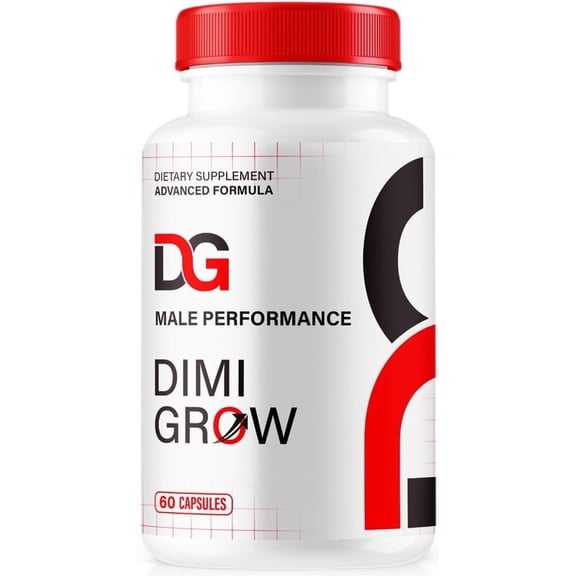 Dimi Grow Pills – Official DimiGrow All-Natural Pills for Physical Health & Overall Well-Being, Premium Pastillas for Energy, Vitality & Wellness Support, Reviews (60 Capsules)
