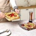 thumbnail image 6 of KitchenKey (1.7QT+2.4QT) Square Glass Baking Dish Set,2 Piece Square Glass Baking Pan (8.2x8.2 & 9x9 Inches), 6 of 15