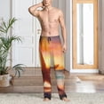 thumbnail image 2 of Fotbe Starfish Sunset Sea Beach Pantalones de Pijama para Hombre, Pantalones de Dormir, Pantalones de Casa con Cintura Ajustable y Bolsillos-X-Large, 2 of 6
