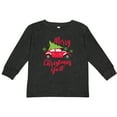 thumbnail image 3 of Inktastic Merry Christmas Ya'll with Red Car and Tree Boys or Girls Long Sleeve Toddler T-Shirt, 3 of 5