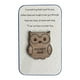 thumbnail image 2 of Xihbxyly Regalo de Recuerdo de Bolsillo de Madera, Letrero de Abedul Hecho a Mano, Tamaño Pequeño (10 X 6 Cm), Diseños de Zorro y Búho, Ideal para El Día de La Madre y El Día Del Padre, Incluye Tarje, 2 of 2
