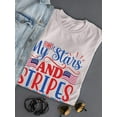 thumbnail image 3 of Oh My Stars And Stripes T-Shirt Women -Image by Shutterstock, Female x-Large, 3 of 4