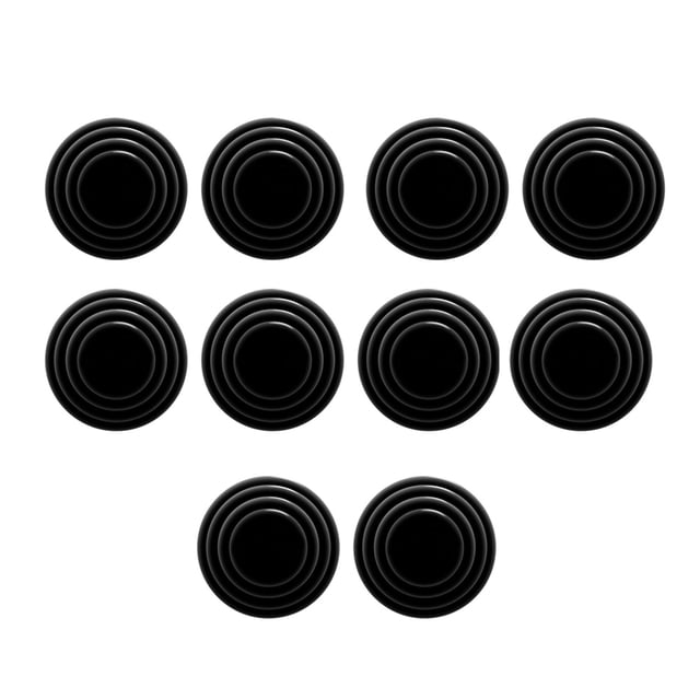 Riwesomey Almohadilla antichoque para puerta de vehículo de silicona, juntas adhesivas autoadhesivas, 20 piezas Vehículos, repuestos y accesorios Mis 10PCS