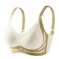 thumbnail image 3 of Brasieres de Mujer Ropa Interior Transpirable con Aros y sin Costuras para Mujer, Sujetador Push up Grande y Pequeño para Yoga, Dormir y Transpirable. Extra Grande, 3 of 7