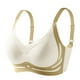 thumbnail image 3 of Brasier sin Varillas Mujer Ropa Interior Transpirable con Aros y sin Costuras para Mujer, Sujetador Push up Grande y Pequeño para Yoga, Dormir y Transpirable. Grande, 3 of 7