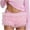 Pink, variant on qolati Women Lace Shorts Ruffle Bloomers Y2k Layered Frill Bottoms Cute Fluffy Mini Shorts Pettipants