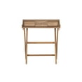 thumbnail image 4 of Linon Cade Folding Desk with Small Drawer in Rustic Brown Finished Wood, 4 of 16