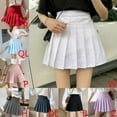 thumbnail image 7 of Women Girls Short High Waist Pleated Skater Tennis Skirt, 7 of 7
