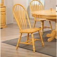 thumbnail image 2 of Selections Comfort Windsor Dining Side Chairs in Light Oak Solid Wood (Set of 2), 2 of 4