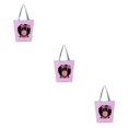 thumbnail image 3 of Guardurnaity Bolso de lona de poliéster para Cool Black Girl - Exquisita artesanía Bolsos compactos resistentes al desgarro hl2114 Type1 NO1, 3 of 6
