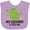 Lavender, variant on Inktastic My Grammy Loves Me Granddaughter Girls Baby Bib