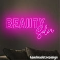 thumbnail image 3 of Handmadetneonsign Beauty Salon Neon Sign, Salon Led Light, Spa Wall Art Decor, Salon Business Logo 69241, 3 of 5