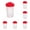 A, variant on BMYJ 1/2 PCS Salt and Pepper Shakers Moisture Proof Salt Shaker to Go Camping Picnic Outdoors Kitchen Lunch Boxes Travel Spice Set Clear with Covers Lids Plastic Airtight Dispenser