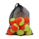 thumbnail image 1 of 12 pelotas de tenis de entrenamiento portátiles de 6,35 cm de diámetro para mascotas y perros. Naranja Amarillo, 1 of 9