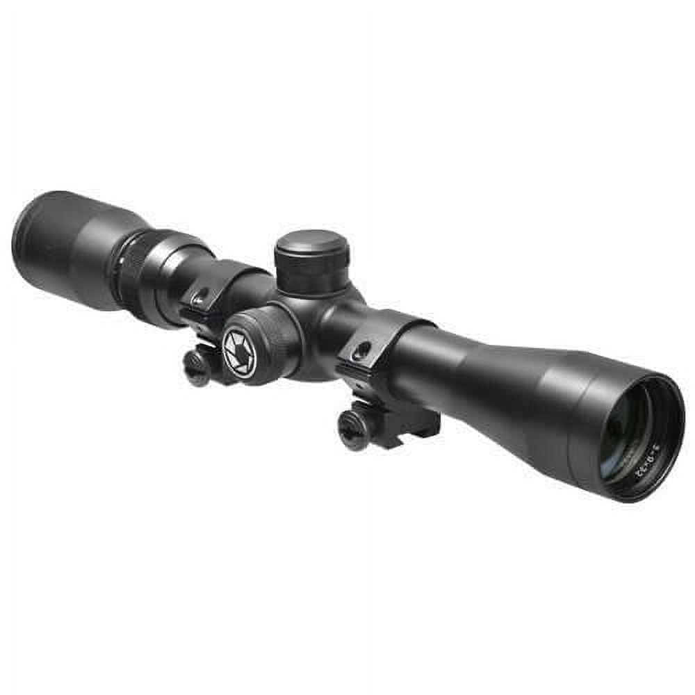 Barska 3-12x56 IR Euro-30 Pro Rifle Scope - Illuminated Reticle, 30mm Tube, Waterproof, With Rings & Cloth