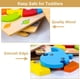 thumbnail image 2 of Rompecabezas de madera para niños pequeños de 1, 2 y 3 años, juguete educativo STEM para bebés, regalo con 4 animales Montessori, rompecabezas de aprendizaje con formas de colores brillantes, excelentes ideas de regalos para 1-3 JM rompecabezas de madera, 2 of 5