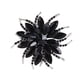 thumbnail image 1 of Hermoso broche de flores de cristal para mujer, ramo de flores Bover Bover Bover en Negro, 1 of 8