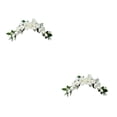thumbnail image 4 of Ounissouiy Guirnalda de flores para puerta, colgante colgante, accesorios para el hogar, artificiales, sin rebabas, elegante, 75cm, decorativo Type1 NO1, 4 of 6