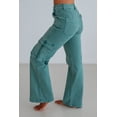 thumbnail image 2 of Kalani Risen Cargo Jeans - Jade, 2 of 5