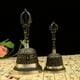 thumbnail image 4 of Campana de mano con asa de metal, decorativa, de sobremesa, de cobre, para el hogar., 4 of 6