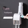 thumbnail image 5 of 2 Pack Bathroom Wall Mounted Toothpaste Dispenser Toothpaste Squeezer for Kids and Adults Adult Kids Toothbrush Holder Toothbrush Organizer Lazy Toothpaste Toothbrush Holder, 5 of 7